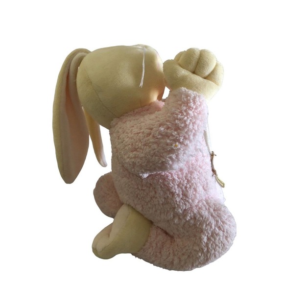 Heritage Collection GANZ Pink Bunny Heaven HE5043 Plush Stuffed Bunny Praying - Picture 3 of 9